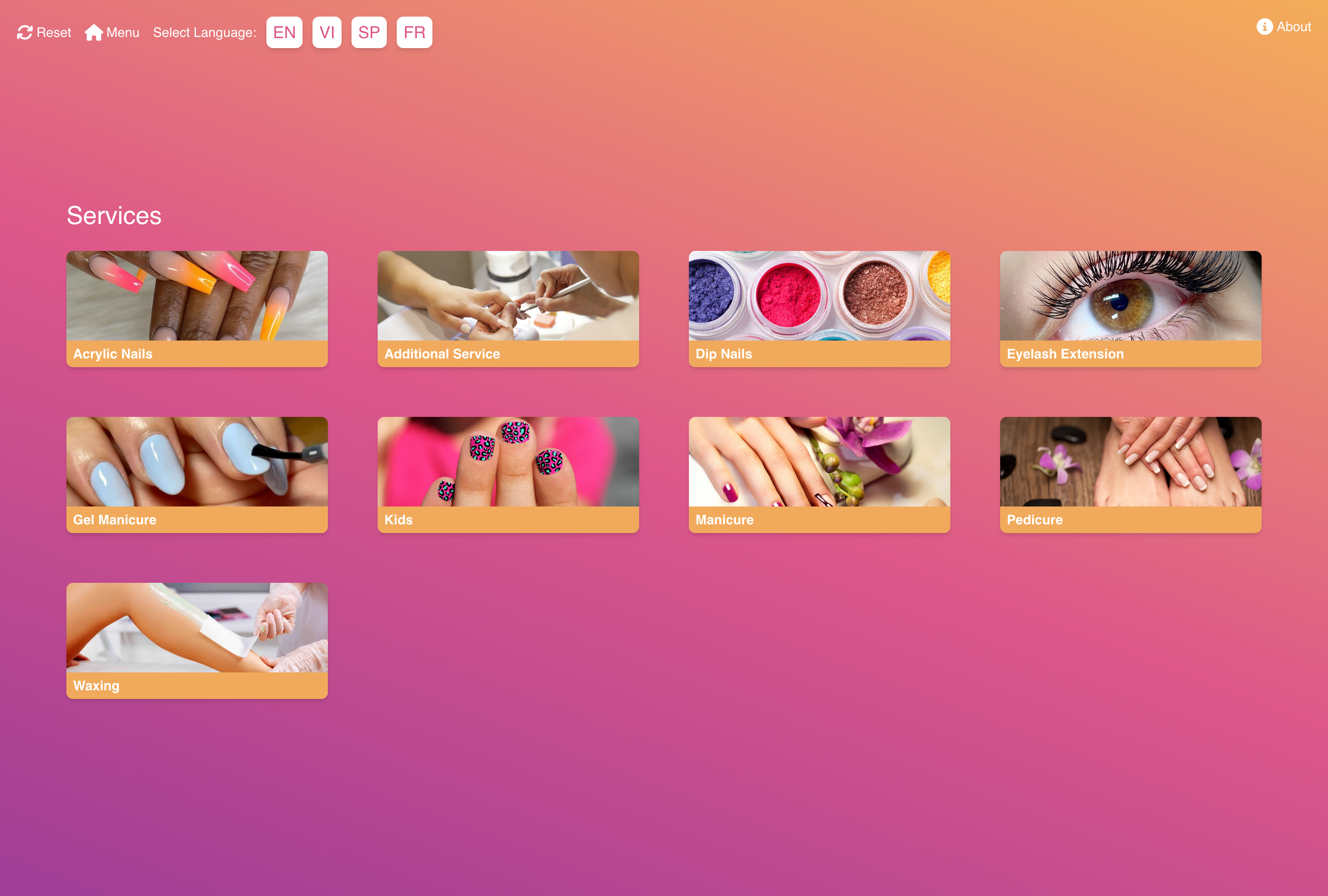 Máy tiếp Nhận Khách Hàng Love Nail