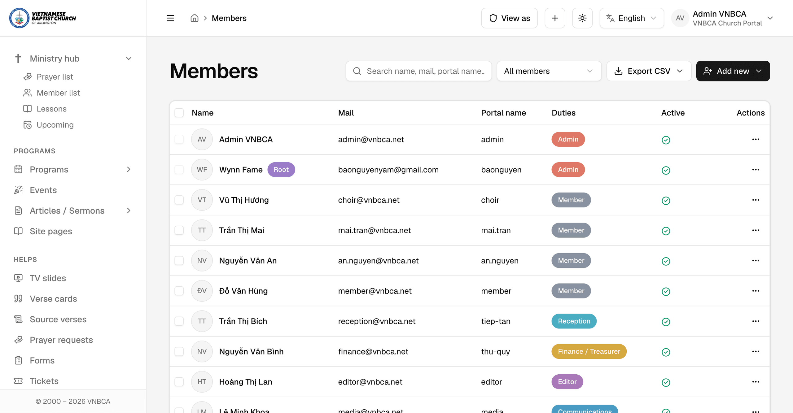 Members